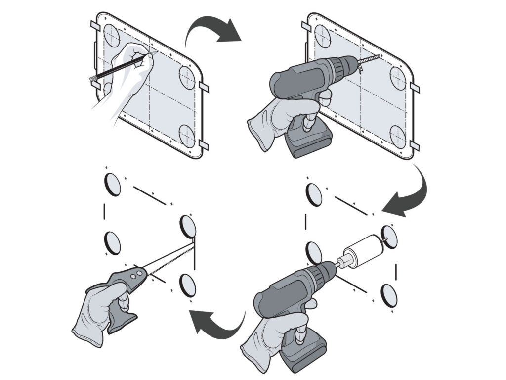 Creating the cutout