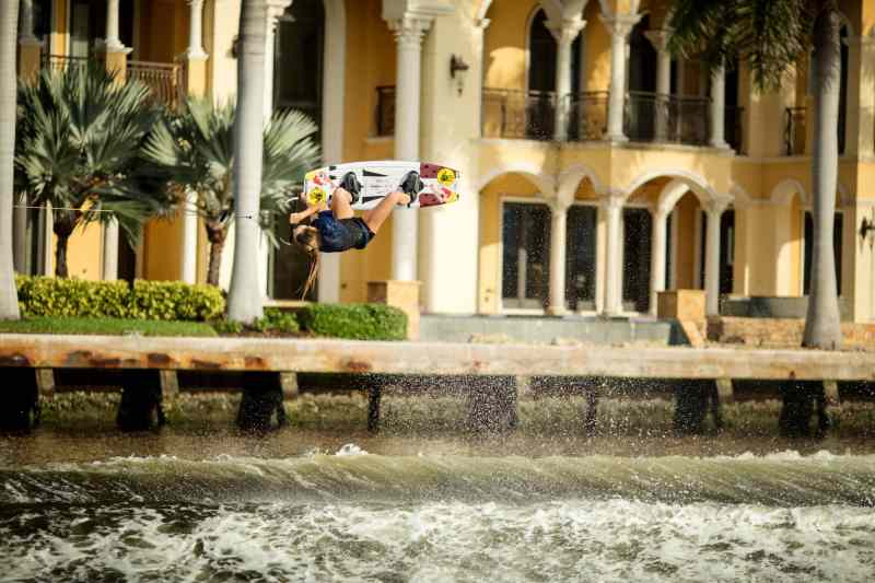 Meagan Ethell Meagan Ethell wakeboarding in Fort Lauderdale