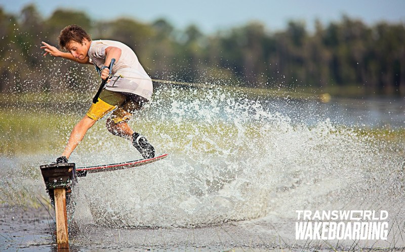 Andrew Fortenberry wakeskating