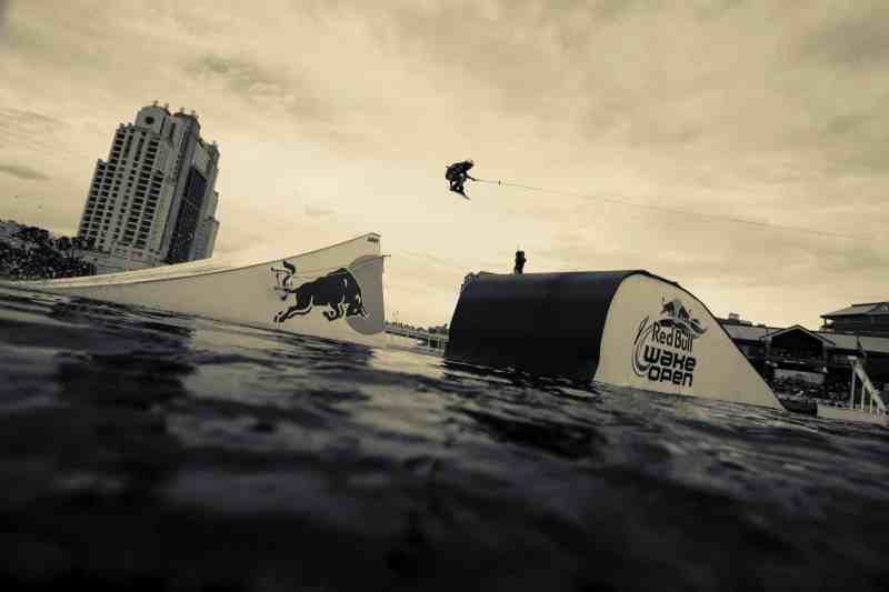 Mike Dowdy competes in the Big AirÃ?Â competition at the Red Bull Wake Open in Tampa, FL, USA, 5 July 2013. // Robert Snow/Red Bull Content Pool // P-20130706-00080 // Usage for editorial use only // Please go to www.redbullcontentpool.com for further information. //